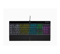 Corsair | Rubber Dome | Gaming Keyboard | K55 RGB PRO | Gaming keyboard | Wired | RGB LED light | US | Black