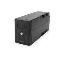 Digitus | Line-Interactive UPS | Line-Interactive UPS DN-170063, 600VA, 360W, 1x 12V/7Ah battery, 2x CEE 7/7 outlet, 2x RJ-11, 1x USB 2.0 type B, LED, Simulated Sine Wave, 298x101x142mm, 4.35kg | 600 VA | 360 W