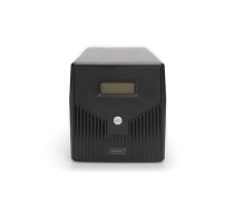 Digitus | Line-Interactive UPS | Line-Interactive UPS DN-170075, 1500VA, 900W, 2x 12V/9Ah battery, 4x CEE 7/7 outlet, 2x RJ45, 1x USB 2.0 type B, 1x RS232, LCD, Simulated Sine Wave, 380x158x198mm, 10.1kg | 1500 VA | 900 W