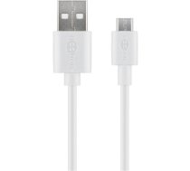 Goobay | Micro USB charging and sync cable | 43837 | USB-A 2.0 to Micro-USB USB 2.0 male (type A) | USB 2.0 micro male (type B)