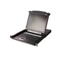 Aten | 8-Port PS/2-USB VGA 17" LCD KVM Switch with Daisy-Chain Port and USB Peripheral Support | CL5708M