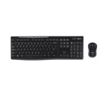 Logitech MK270 | Keyboard and Mouse Set | Wireless | US | Black