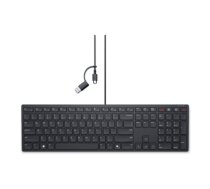 Dell | Collaboration Keyboard | KB525C | Keyboard | Wired | Ukrainian (QWERTY) | Black | USB-C