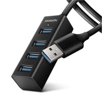 AXAGON Miniature metal four-port USB 3.2 Gen 1 hub | HUE-M1AL