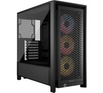 Corsair PC Case | Frame 4000D RS ARGB Modular | Black | Mid-Tower | Power supply included No
