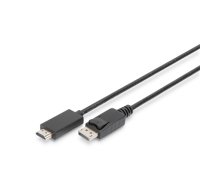 Digitus Adapter Cable, DP - HDMI type A | DisplayPort to HDMI | 2 m