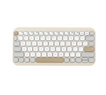 Asus Marshmallow KW100 | Keyboard | Wireless | US International | Oat Milk | Bluetooth