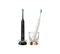 Philips hbrushes, 2-pack | HX9914/57 Sonicare DiamondClean 9000 | Rechargeable | For adults | Number of brush heads included 2 | Number of teeth brushing modes 4 | Black/White