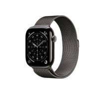 Apple Watch Series 11 GPS + Cellular 46mm Slate Titanium Case with Slate Milanese Loop - M/L | Apple