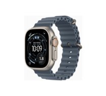 Apple Watch Ultra 3 GPS + Cellular 49mm Natural Titanium Case with Anchor Blue Ocean Band | Apple