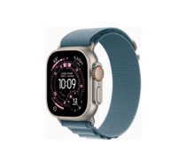 Apple Watch Ultra 3 GPS + Cellular 49mm Natural Titanium Case with Light Blue Alpine Loop - Medium | Apple