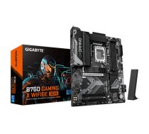 Gigabyte B760 G X WF6E GEN5 | Processor family Intel | Processor socket LGA1700 | DDR5 | Supported hard disk drive interfaces M.2, SATA | Number of SATA connectors 4
