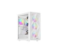 Genesis Gaming PC Case | Diaxid 605 ARGB | White | Midi Tower | Power supply included No