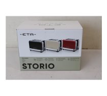 SALE OUT. ETA ETA916690040 STORIO Toaster, Power 930 W, 2 slots, Stainless steel, Beige | ETA Storio Toaster | ETA916690040 | Power 930 W | Housing material Stainless steel | Beige | DAMAGED PACKAGING