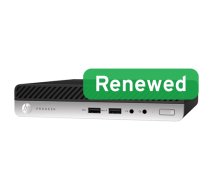 HP Renewed Grade A | ProDesk 400 G4 | Intel Core i3 | i3-8100T | 8 GB | SSD | 256 GB | Intel UHD Graphics 630 | Windows 11 Pro