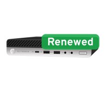 HP Renewed Grade B | EliteDesk 800 G4 | Intel Core i5 | i5-8500T | 8 GB | SSD | 256 GB | Intel UHD Graphics 630 | Windows 11 Pro