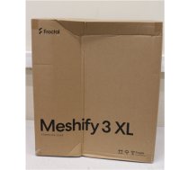 SALE OUT. Fractal Design Meshify 3 XL Black RGB TG Light Tint | SALE OUT. SALE OUT. Fractal Design Meshify 3 XL | Black RGB TG Light Tint | Mid-Tower | DAMAGED PACKAGING | ATX
