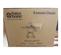 SALE OUT. TunaBone | Kamado classic 21" grill | Dark grey | DAMAGED PACKAGING AND DAMAGED BODY PAINT