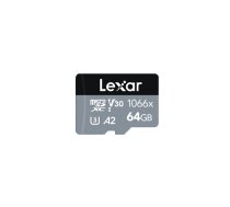 LEXAR PRO 1066X MICROSDHC/MICROSDXC UHS-I (SILVER) R160/W70 64GB