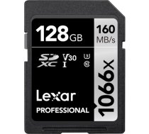 Lexar Pro 1066x SDXC U3 (V30) UHS-II R160/W120 128GB