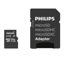 Philips MicroSDXC Card 64GB Class 10 UHS-I U1 incl. Adapter