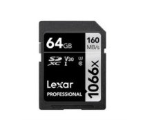 Lexar PRO 1066x R160/W70 64GB U3 V30 UHS-I