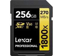 LEXAR PRO 1800X SDXC U3 (V60) UHS-II R270/W180 256GB