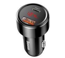 Baseus car charger 45W 2x ports (USB + USB-C) Magic black CCMLC20C-01