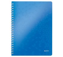 Leitz WOW Notebook A4 squared, wirebound with PP cover