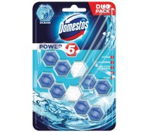 Domestos Power 5 Toilet Rim Block Ocean 2x55g