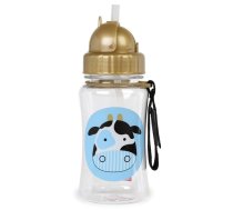 Skip Hop Zoo Straw Bottle Cow