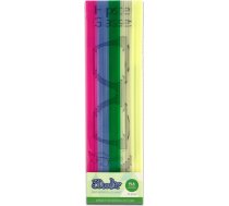 Filaments for 3D pens 3Doodler  PL-MIX3 (PLA; 3 mm; Green, Light Cyan, Light Magenta, Transparent, White)