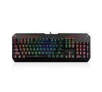 Modecom VOLCANO HAMMER RGB keyboard USB QWERTY US International Black