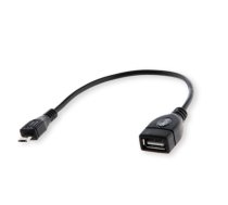 Savio CL-59 USB cable USB 2.0 USB A Micro-USB B Black