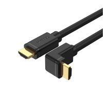 UNITEK Y-C1002 HDMI 2.0, 90° 4K60HZ,3M cable  Black