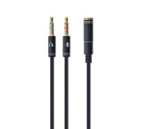 Gembird !Adapter audio stereo 3.5mm mini Jack/4PIN/ audio cable 0.2 m 2 x 3.5mm Black