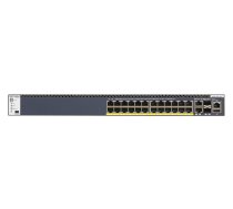 Netgear M4300-28G-PoE+ Managed L3 Gigabit Ethernet (10/100/1000) Black 1U Power over Ethernet (PoE)