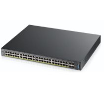 Zyxel XGS2210-52HP Managed L2 Gigabit Ethernet (10/100/1000) Power over Ethernet (PoE) 1U Black