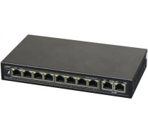 PULSAR S108 network switch Fast Ethernet (10/100) Black Power over Ethernet (PoE)