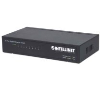 Intellinet 8-Port Gigabit Ethernet Switch, Metal (Euro 2-pin plug)