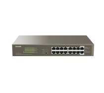 Tenda TEG1116P-16-150W-EU network switch Unmanaged Gigabit Ethernet (10/100/1000) Bronze Power over Ethernet (PoE)