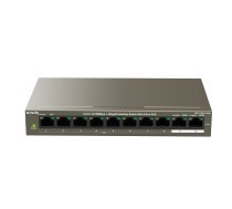 Tenda TEF1110P-8-102W Fast Ethernet (10/100) Grey Power over Ethernet (PoE)