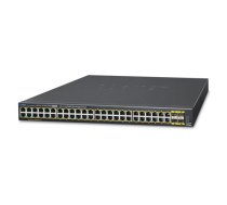 Planet GS-4210-48P4S network switch Managed L2+ Gigabit Ethernet (10/100/1000) Black 1U Power over Ethernet (PoE)