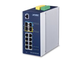 PLANET IGS-5225-8T2S2X network switch Managed L3 Gigabit Ethernet (10/100/1000) Blue, Silver