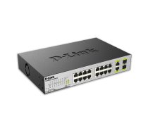 D-Link DES-1018MP network switch Unmanaged Fast Ethernet (10/100) Power over Ethernet (PoE) Black