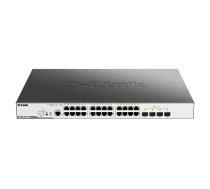 D-Link DGS-3000-28XMP network switch Managed L2 Gigabit Ethernet (10/100/1000) Power over Ethernet (PoE) 1U Black
