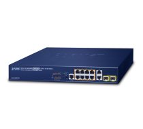 PLANET GS-4210-8P2T2S network switch Managed L2/L4 Gigabit Ethernet (10/100/1000) Power over Ethernet (PoE) 1U Blue