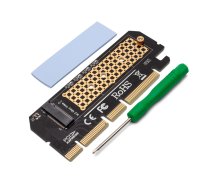 Expansion card, adapter M.2 NVMe M-Key PCI-E Savio AK-41