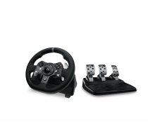 Logitech G G920 Driving Force Black USB 2.0 Steering wheel + Pedals Analogue / Digital PC, Xbox One