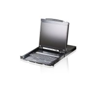 Aten 19" LCD Console (USB - PS/2 VGA) with USB Peripheral port (Dual Rail)